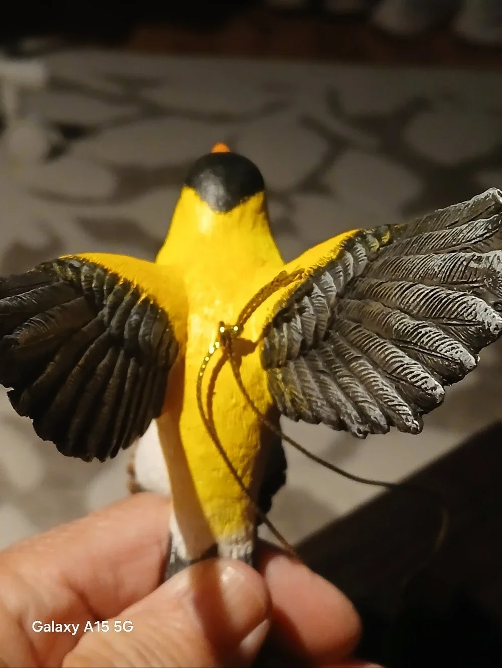 Danbury Mint Goldfinch Songbird Christmas Ornament